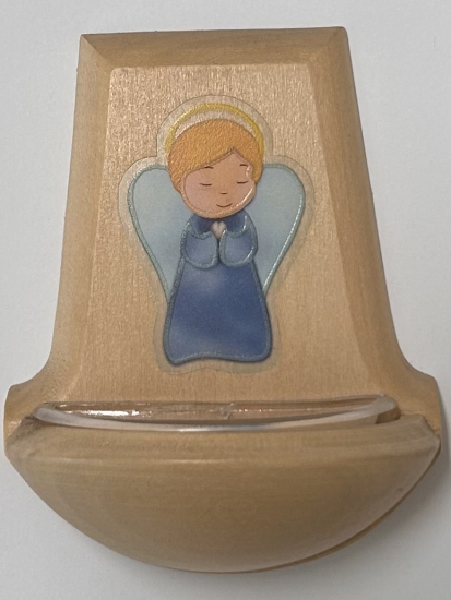 WEIHBRUNN ENGEL BLAU HOLZ